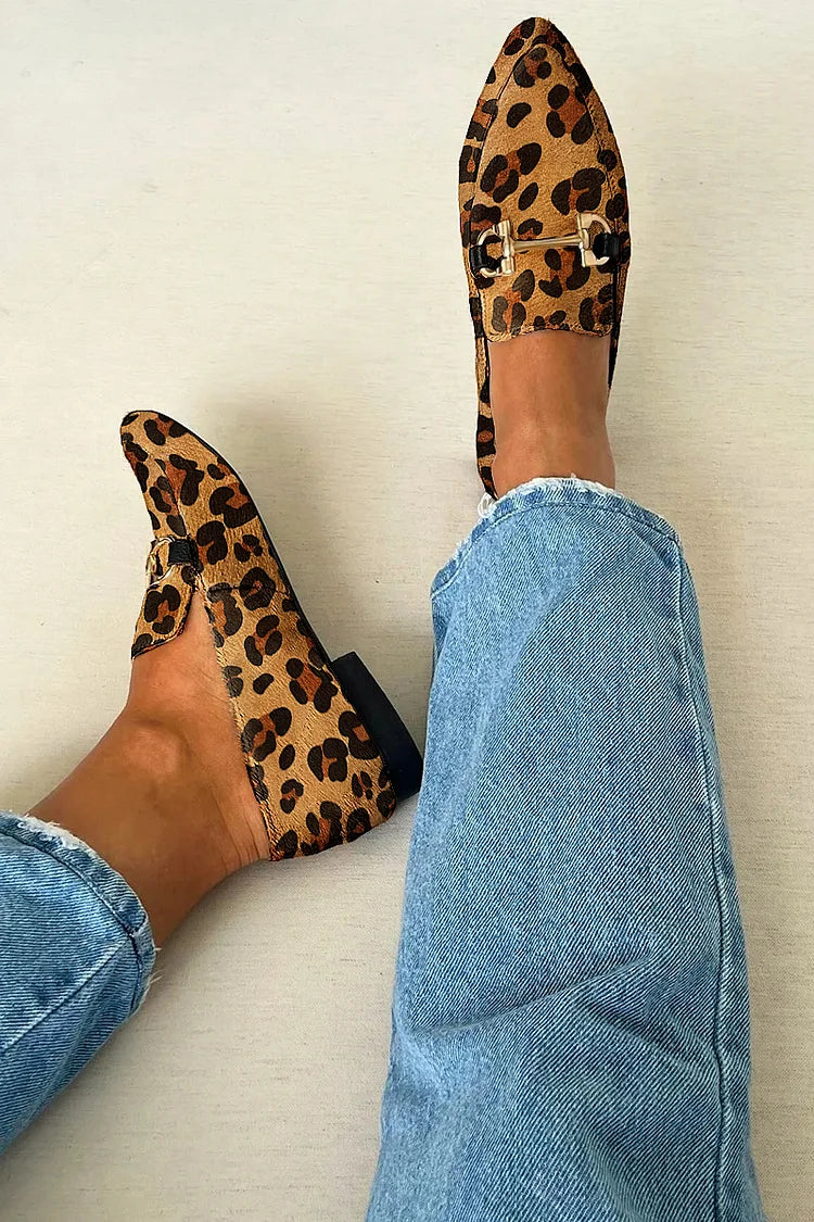 Brittney | Loafer with Metallic Detail