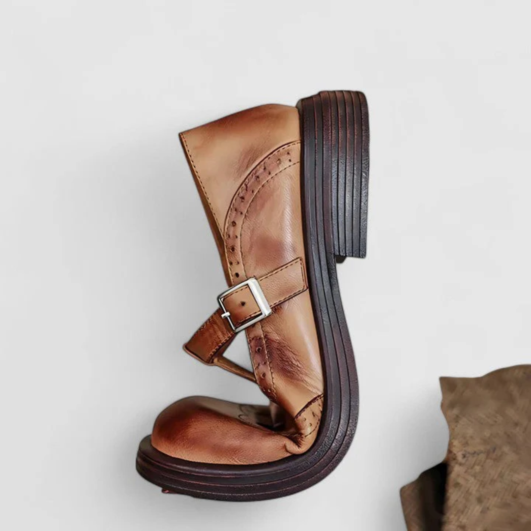 Risla |  Leather Mary Janes