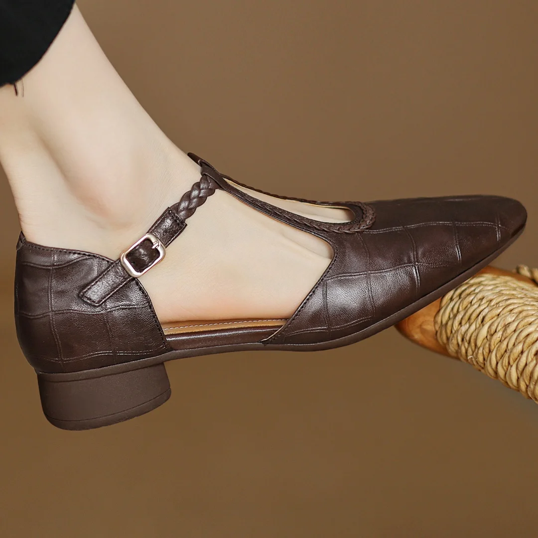 Veronica™| Leather Sandals