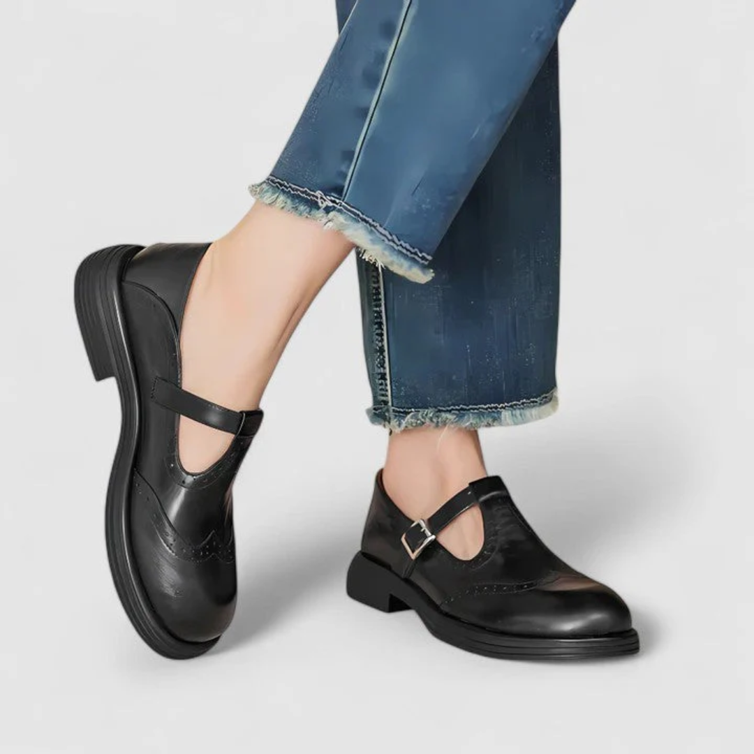Risla |  Leather Mary Janes