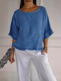Fizzle - Casual Elegant Blouse