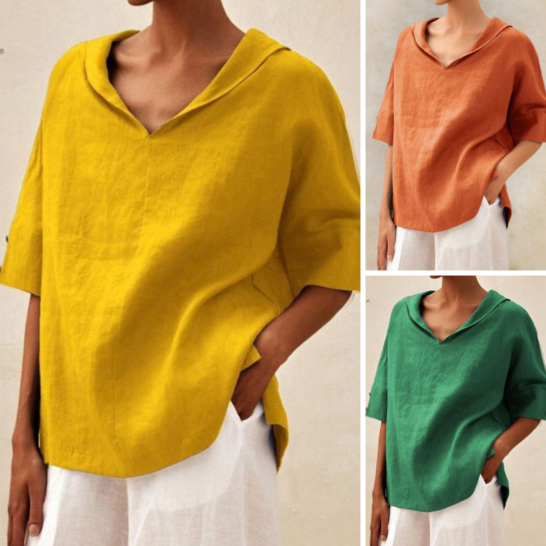 Mireina - Casual Loose-Fit Blouse
