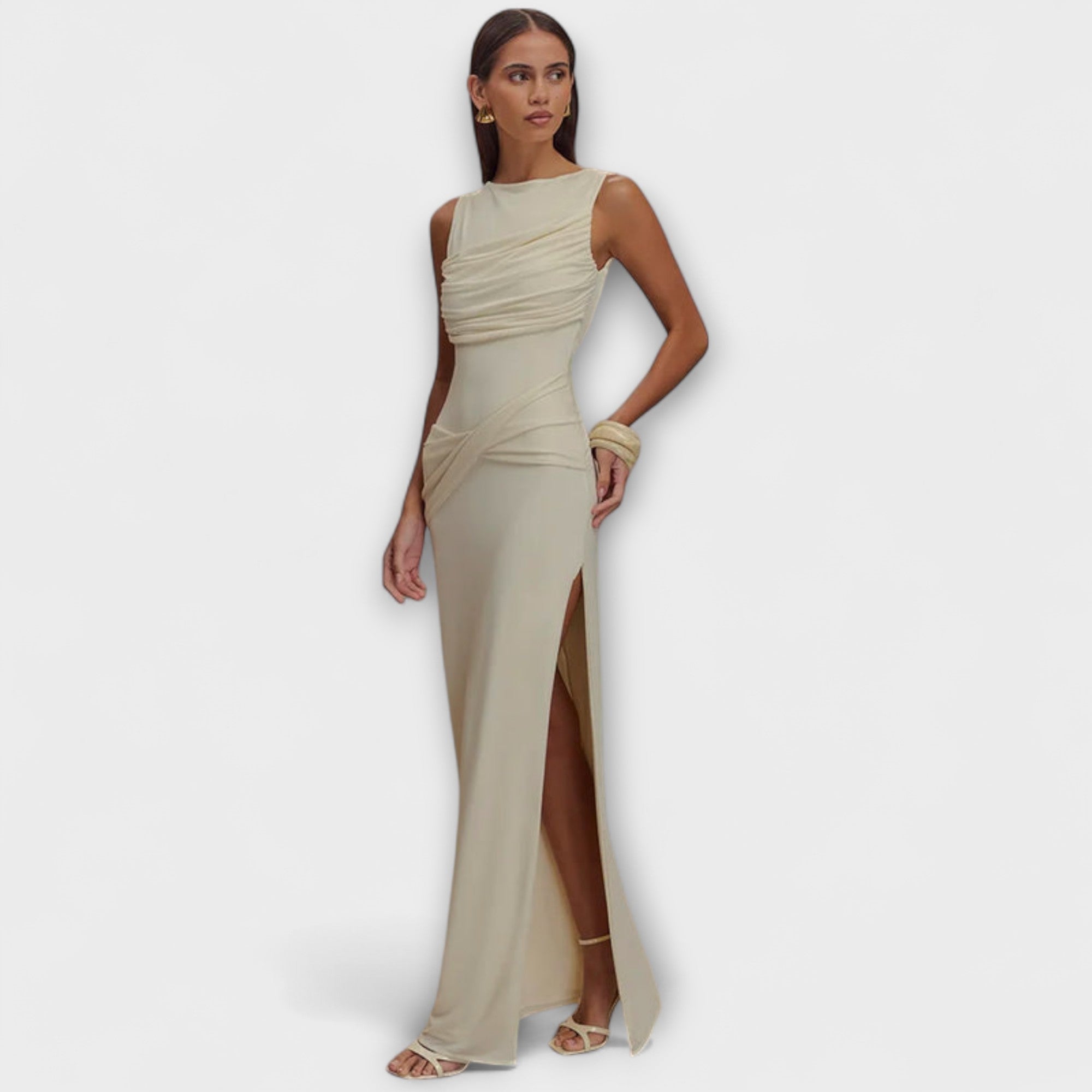 Rieke - Stylish Maxi Dress with High Slit
