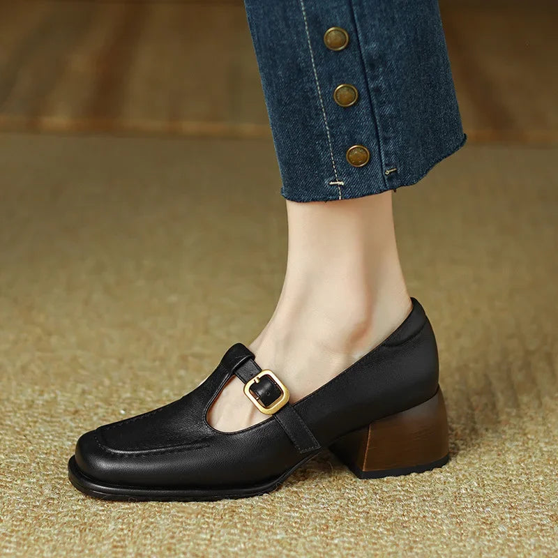 Ysolenne |  T-Strap Shoes