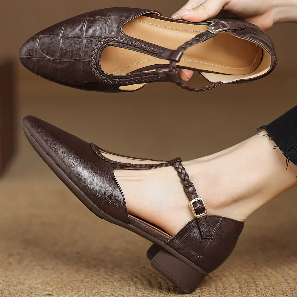 Veronica™| Leather Sandals