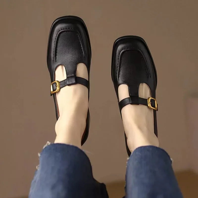 Ysolenne |  T-Strap Shoes