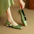 Mestelle™| Leather Mary Janes
