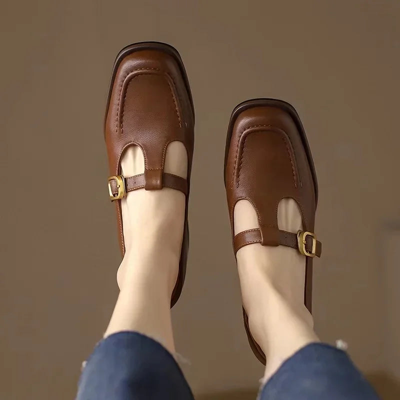 Ysolenne |  T-Strap Shoes