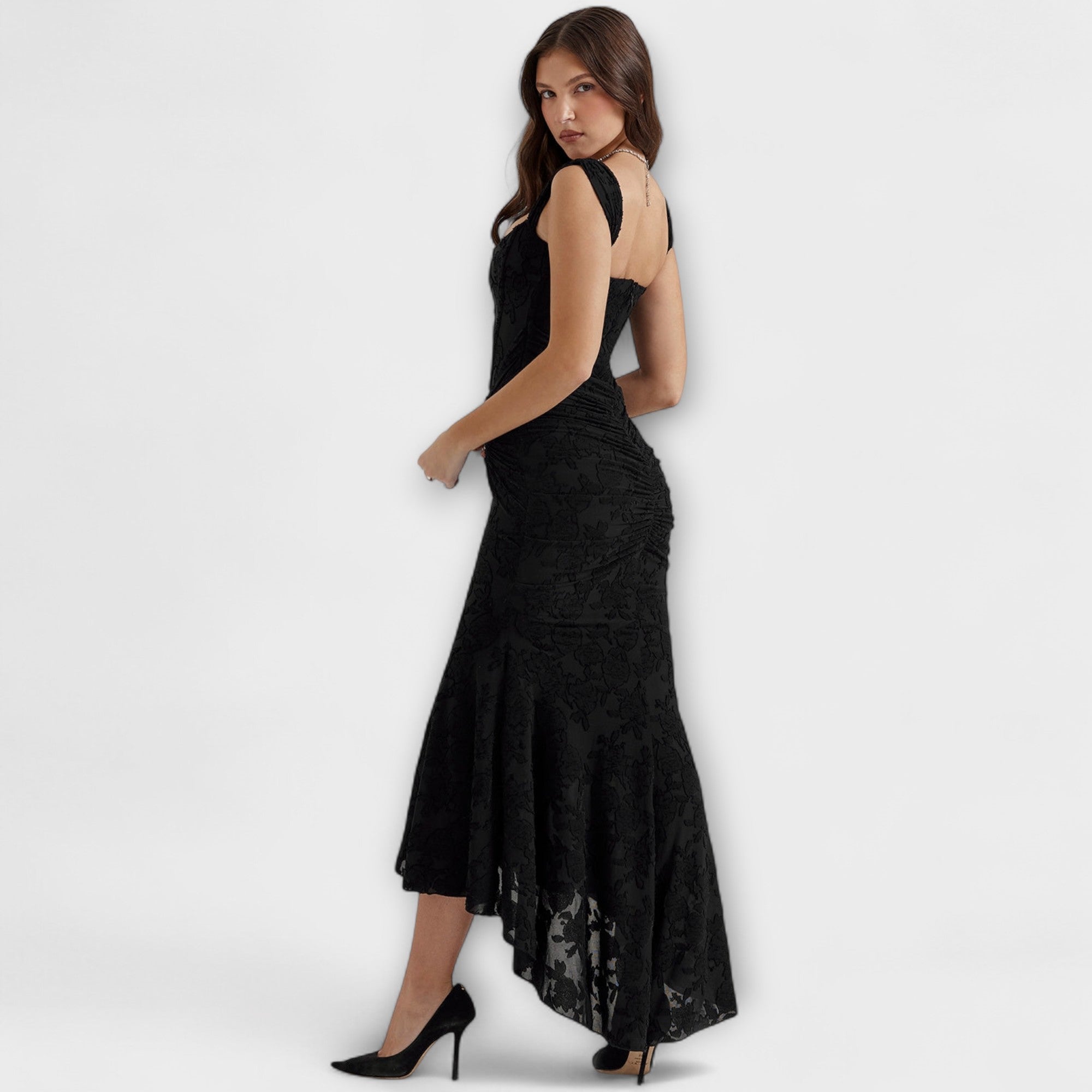 Renske - Long Dress with Elegant and Refined Corset