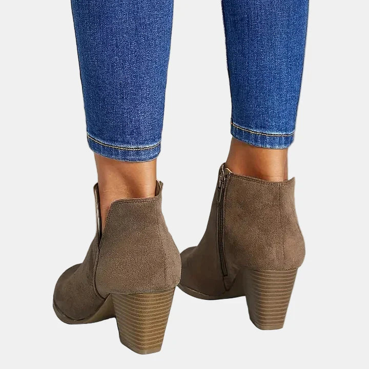 Manon | Block Heel Ankle Boots