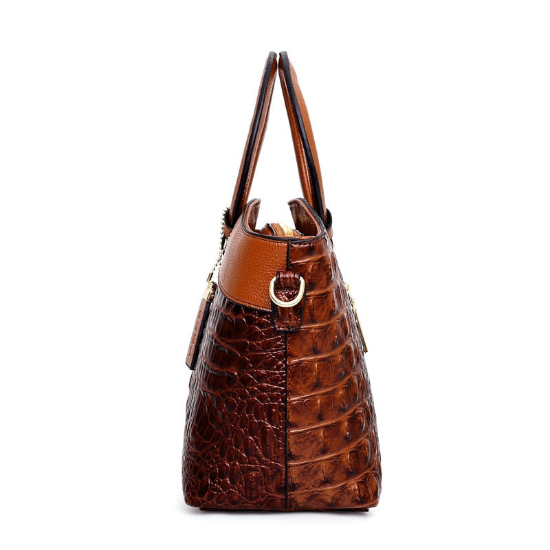 Frances - Classic Heritage Leather Shoulder Bag